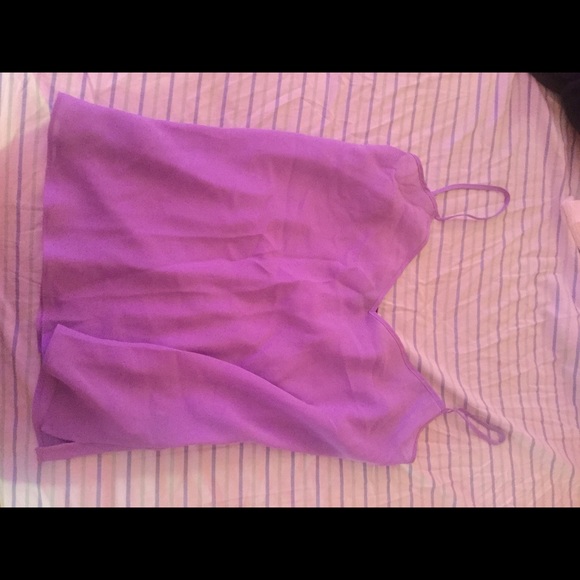 Purple Spaghetti Strap TankTop