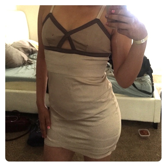 Nude party dress.SALE TODAY ONLY