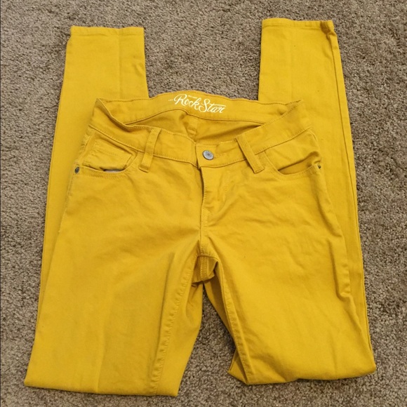 ❌DONATED-Mustard skinny jeans❌ - Picture 1 of 2