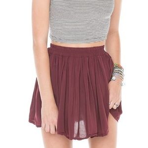 Brandy Melville Sylvia Skirt - Burgundy