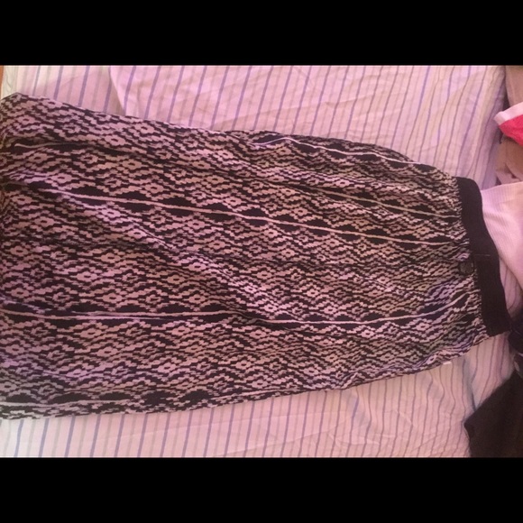 Black And White Skirt