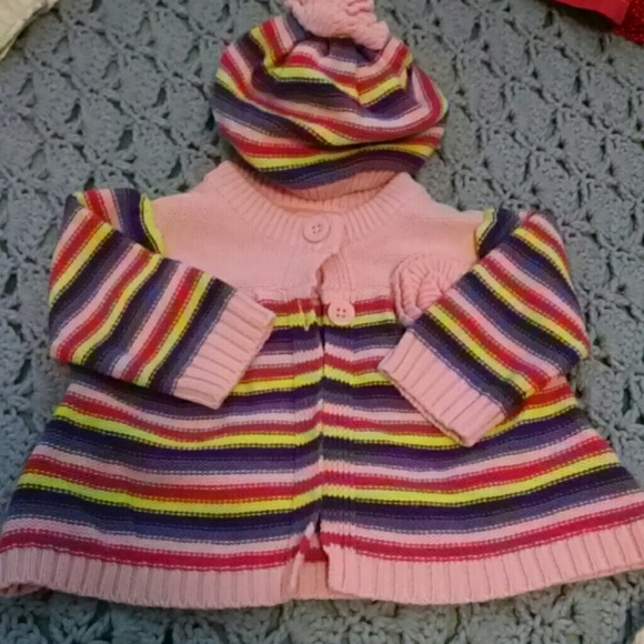 Sweater with matching bonnet - Picture 1 of 3