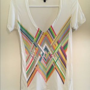 Truly Madly Deeply distressed v-neck