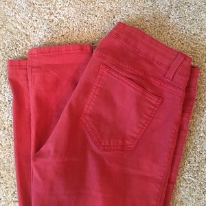 Burnt red super soft jeans!
