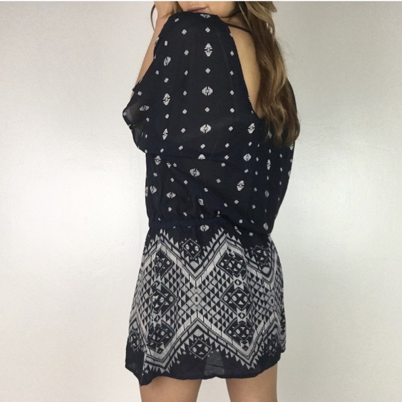 • Last Item • Navy Boho Tunic - Picture 2 of 4