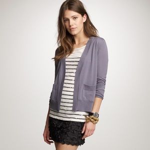 J Crew Open Front Merino Cardi