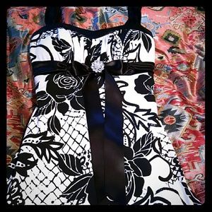 Knee length formal dress