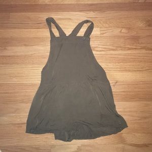 Army green romper