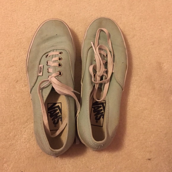 Teal vans