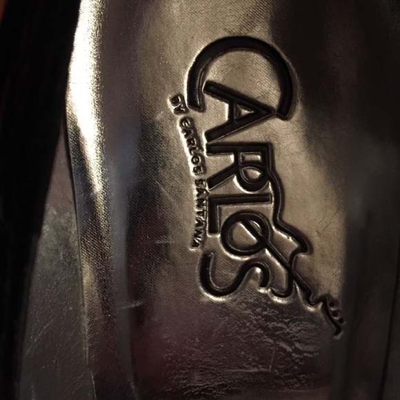 REDUCED Carlos Santana Black Heels Size 6.5