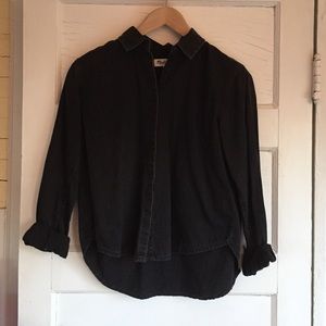 Madewell Black Denim Shirt