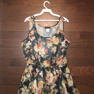Venus High Low Floral Dress