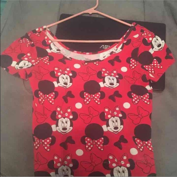 Minnie Mouse Crop Top