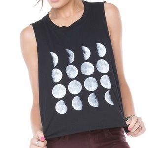 Brandy Melville Moon Phase Tee