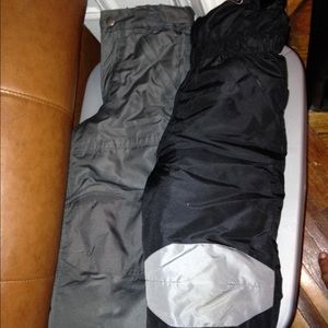 2 pairs of snow pants