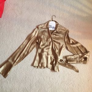 Satin silk blouse