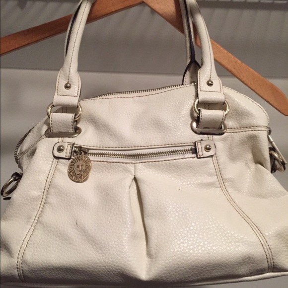 Anne Klein leather satchel