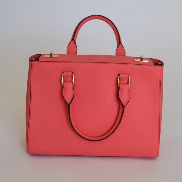 Henri Bendel West 57th Small Turnlock Satchel - Picture 3 of 4