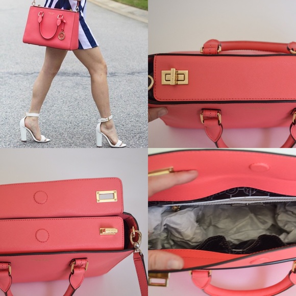 Henri Bendel West 57th Small Turnlock Satchel - Picture 4 of 4