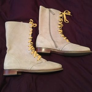 Suede Cole Haan Nike Air boots!