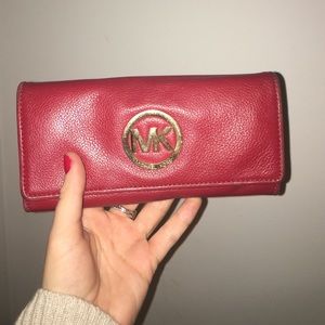 Michael Kors Red Wallet