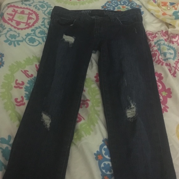 Never worn blue jeans