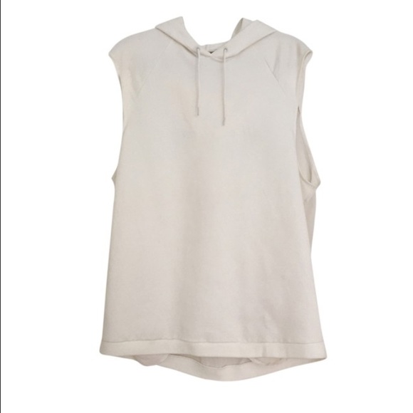 Acne Studios Tops - Oversized Hooded Sleeveless Sweatshirt