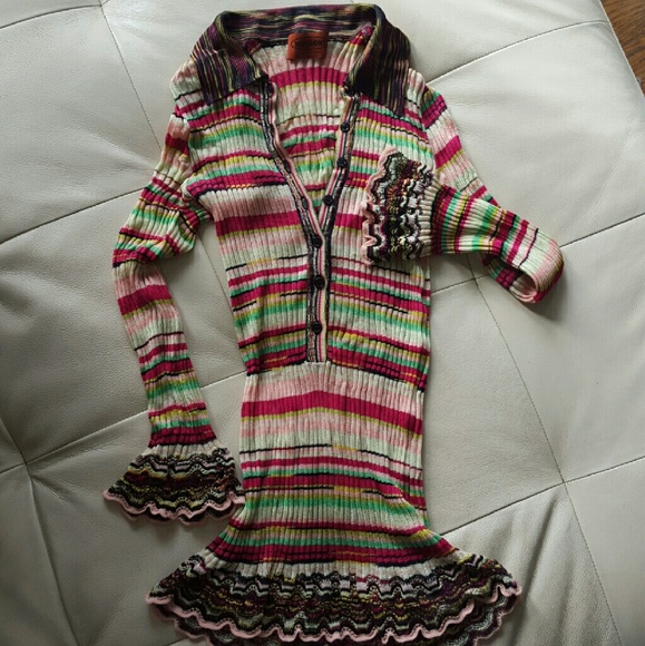 Missoni Button Collared Knit Blouse! - image 1