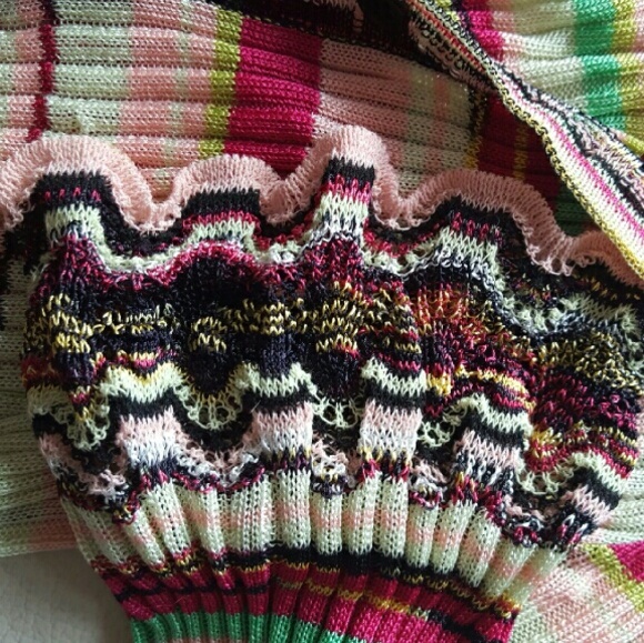 Missoni Button Collared Knit Blouse! - image 3