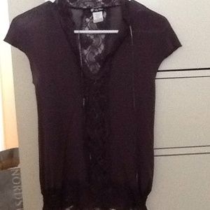 Lily white Sheer shirt