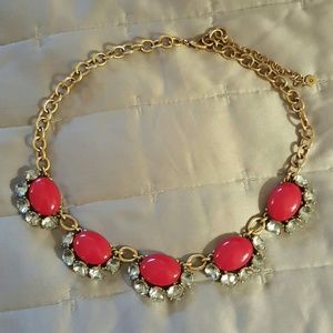 Stella & Dot Statement Necklace in Red