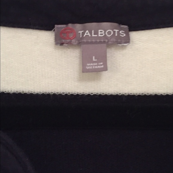 🍁Talbots' striped pull over - Picture 2 of 5