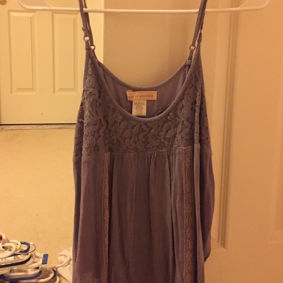 Purple tank