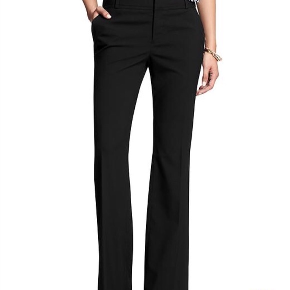 NWT 14S Black Banana Republic Martin Fit Trousers