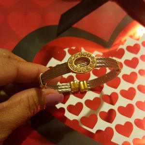 Silver & gold bracelet