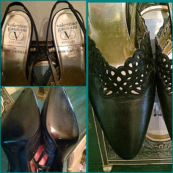 SOLD!๐HP๐Valentino Garavani Slingback Heels๐ - Picture 3 of 4