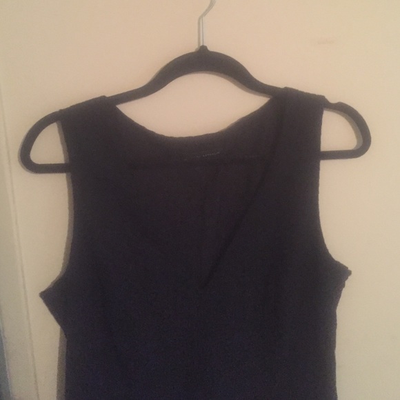 Black ribbed Banana Republic dress - Picture 2 of 4