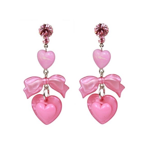 I LoveHate/Bleeding Hearts" Earrings