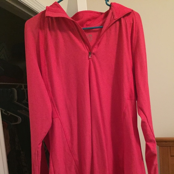 Hot pink sweatshirt