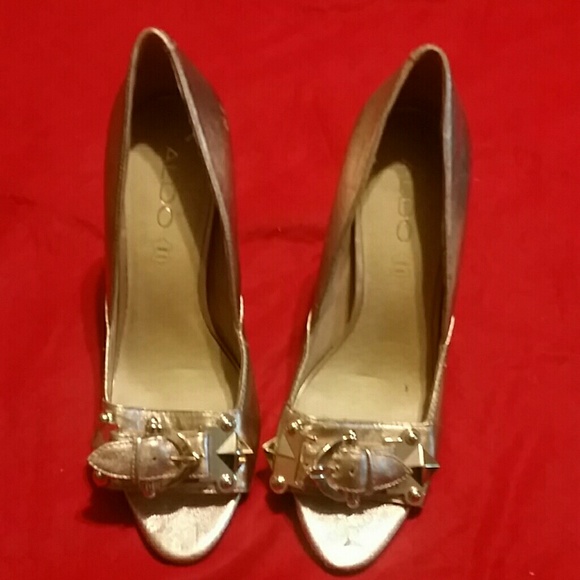 Aldo Gold Heels
