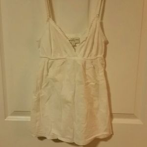 White abercrombie tank top