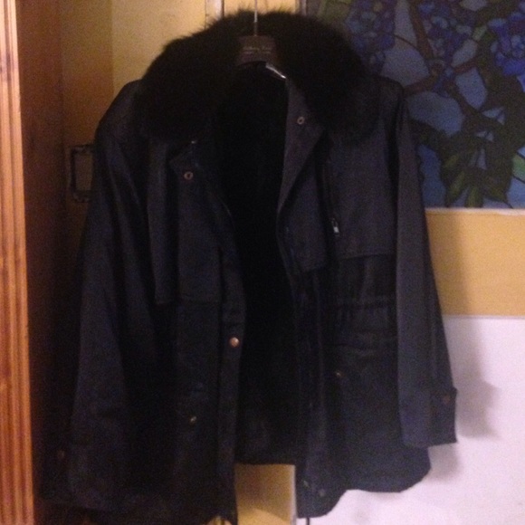 Guy Laroche Rabbit lined jacket