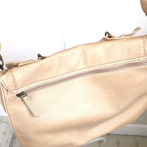 Bags - NEW faux leather messenger bag in color tan Bags - NEW faux leather messenger bag in color tan