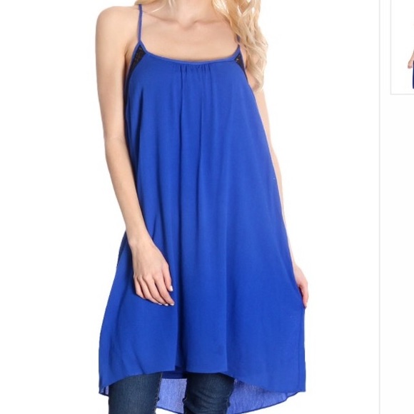 Boutique Dresses & Skirts - Last one Boho chic crochet embellished tunic dress