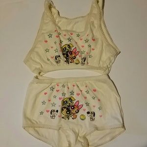PowerPuff Girls Brief and Child Bralette Set