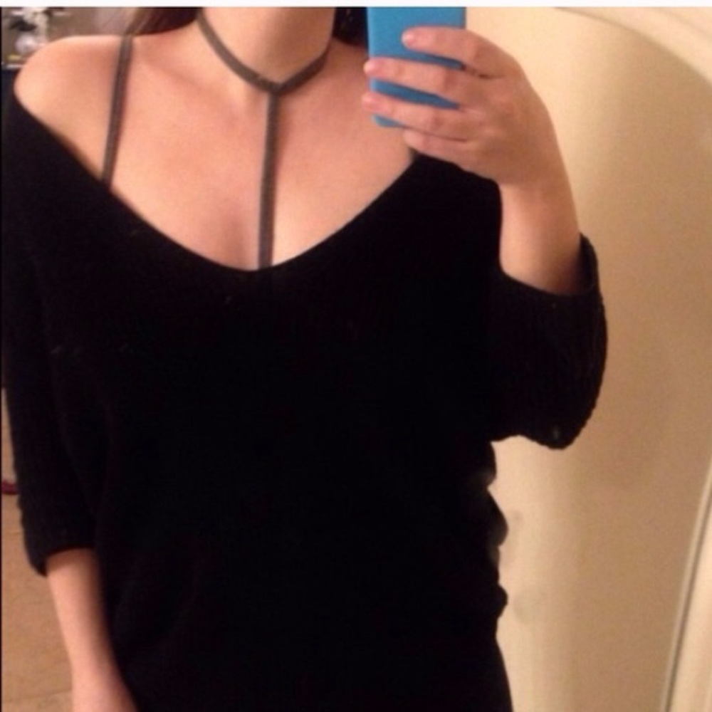 LIGHT GRAY Triangle Choker Cage Bra - Picture 2 of 6