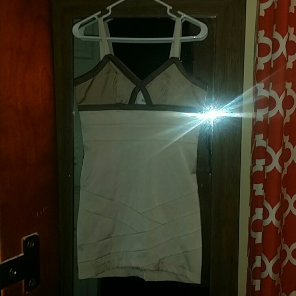 Brand new beige bandage dress