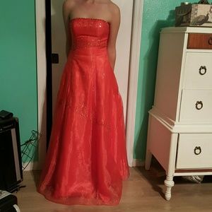 Corset prom dress