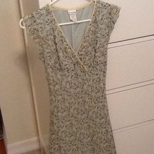 Below the knee floral print dress