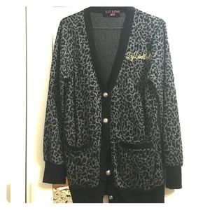 Liz Lisa Doll leopard print cardigan